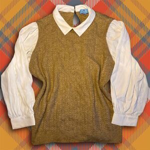 Size Large Cece Office Siren Workwear Top